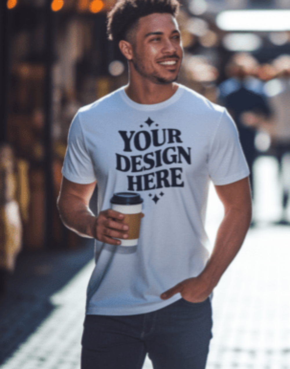 Short sleeve T-shirt, Front or Back