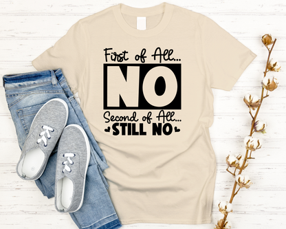 Short sleeve T-shirt