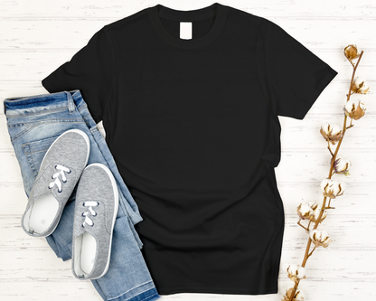 Short sleeve T-shirt.  Front or Back