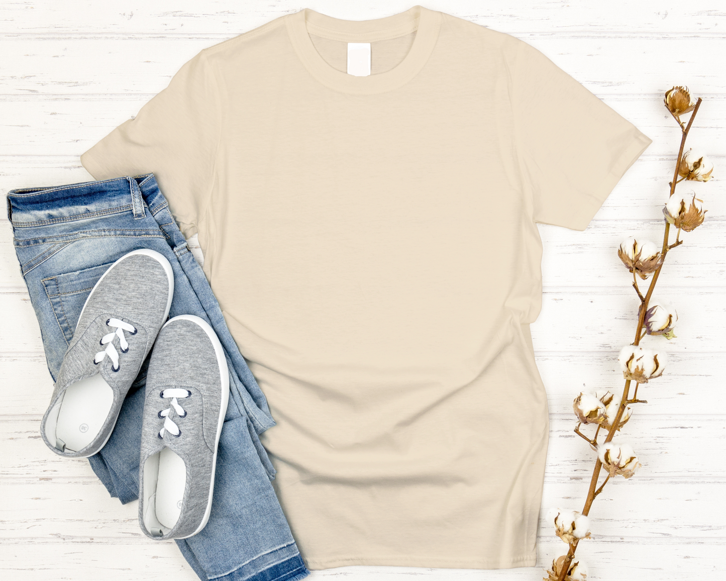 Short sleeve T-shirt.  Front or Back